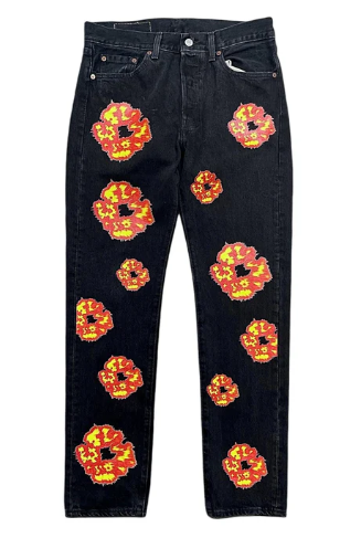 Denim Tears x Offset 501 Jeans Black