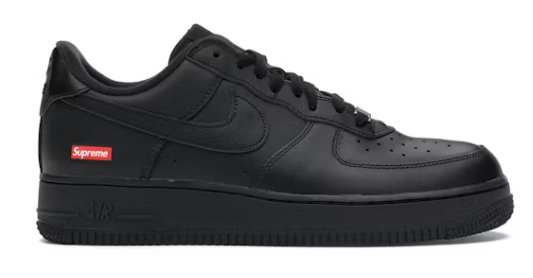 Nike Air Force 1 Low Supreme Black – Sneaker Haven