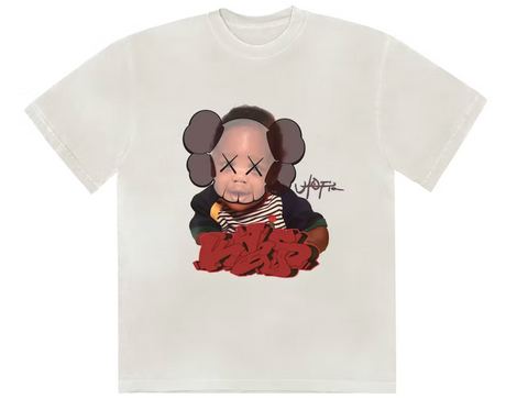Travis Scott x KAWS Utopia I Tee White