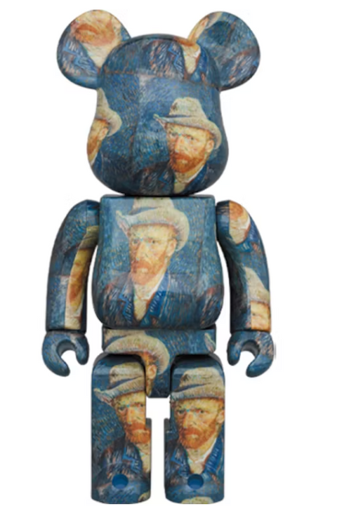 Bearbrick Van Gogh Museum Self Portrait 1000%