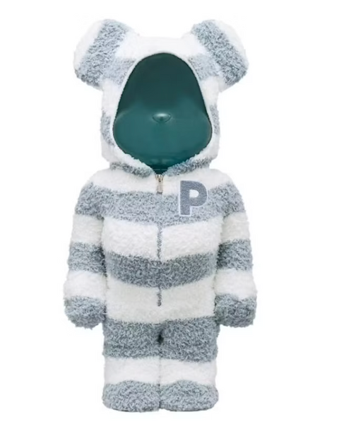 Bearbrick x Gelato Pique Pajamas 1000% White/Blue