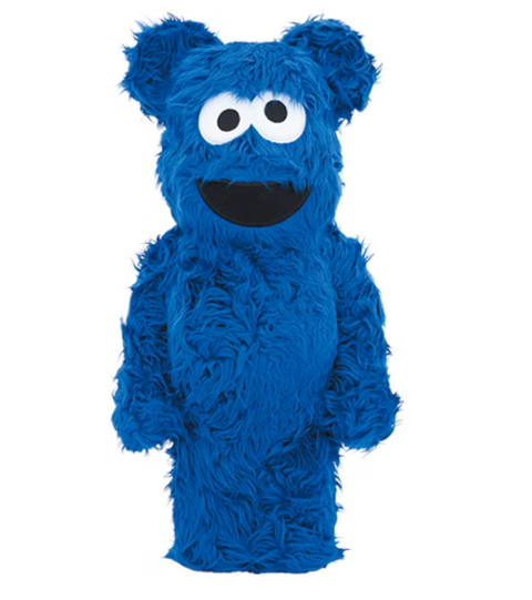 Bearbrick x Sesame Street Cookie Monster Costume Ver. 1000%