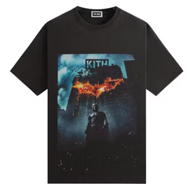 Kith x Batman Dark Knight International Vintage Tee Black