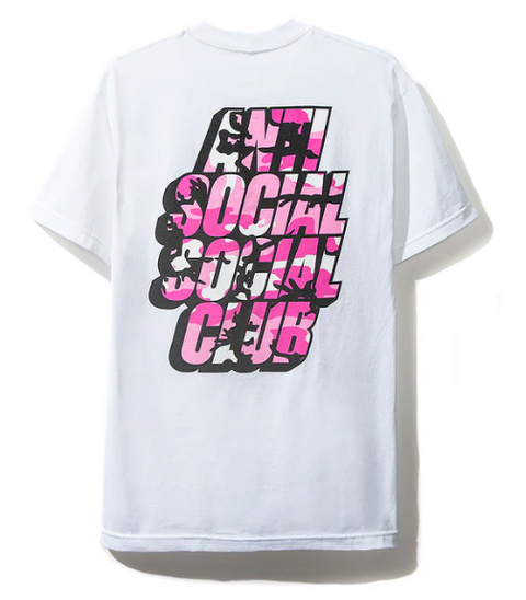 ASSC Blocked Pink Camo White Tee