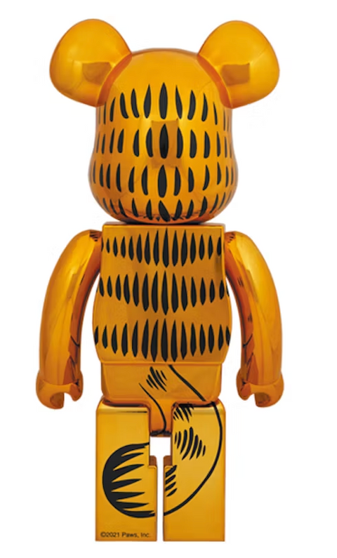 Bearbrick Garfield 1000% Gold Chrome Ver.