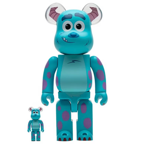 Bearbrick Disney Pixar Monsters, Inc. Sulley 100% & 400% Set
