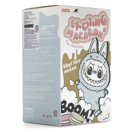 Pop Mart Labubu The Monsters Exciting Macaron Vinyl Plush Pendant Single Blind Box