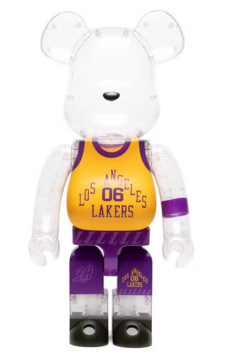 Bearbrick x Bodega x NBA Worldwide Respect Los Angeles Lakers 1000%
