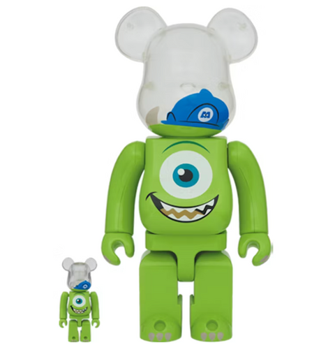 Bearbrick Disney Pixar Monsters, Inc. Mike 100% & 400% Set