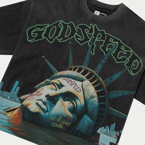GODSPEED SUNKEN LIBERTY THERMAL T-SHIRT