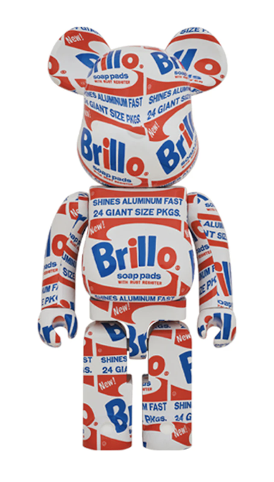 Bearbrick ANDY WARHOL "Brillo" 1000%