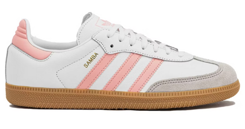 adidas Samba OG White Coral Pink (GS)