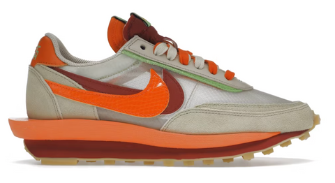 Nike LD Waffle sacai CLOT Kiss of Death Net Orange Blaze