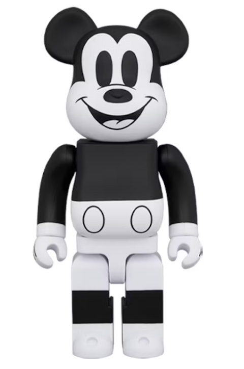 Bearbrick Mickey Mouse 2020 1000% B&W Ver.