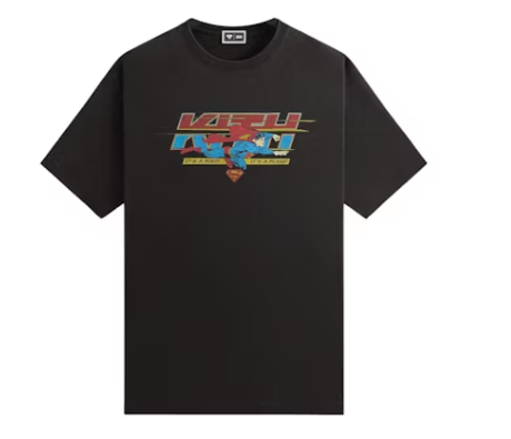 Kith x Superman It's A Bird Vintage Tee Black