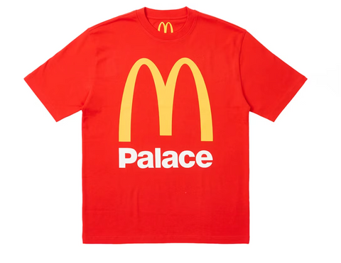 Palace x McDonald's Logo T-shirt Red