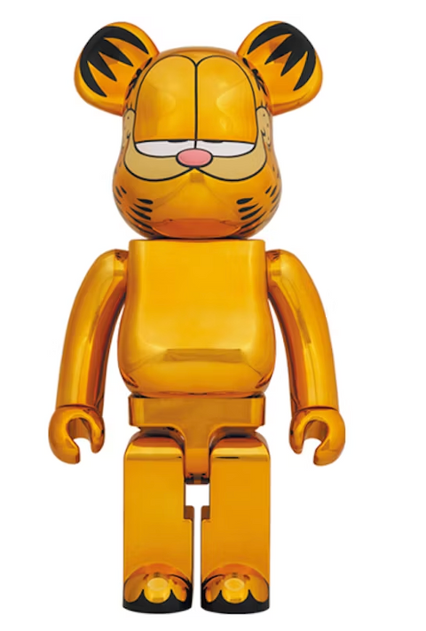 Bearbrick Garfield 1000% Gold Chrome Ver.