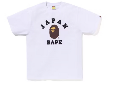BAPE Japan College City Tee White