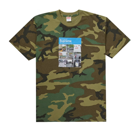 Supreme Verify Tee Woodland Camo