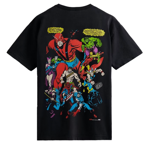 Kith Marvel Spider-Man Allies Vintage Tee Black