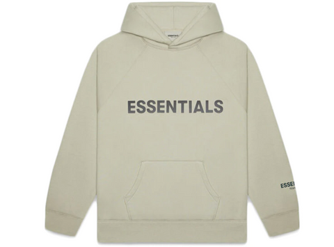 Fear of God Essentials Pullover Hoodie Applique Logo Moss