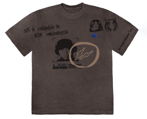 Cactus Jack For Fragment Hiroshi Tee Brown Pepper