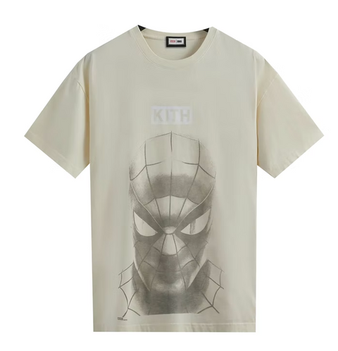 Kith Marvel Spider-Man Vigilante Vintage Tee Sandrift