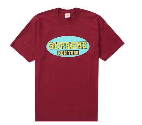 Supreme New York Tee Cardinal