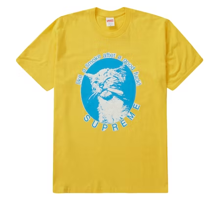 Supreme Smoke Tee (SS23) Yellow