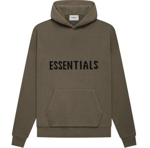 Fear of God Essentials Knit Pullover Hoodie Harvest
