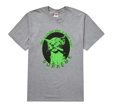 Supreme Smoke Tee (SS23) Heather Grey