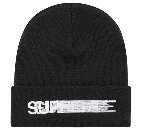 Supreme Motion Logo Beanie (SS23) Black