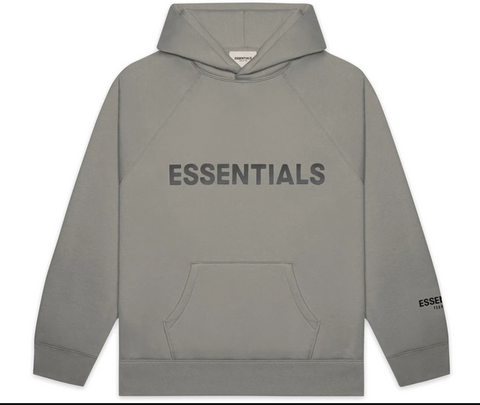 FOG Essentials Pullover Hoodie Applique Logo Cement