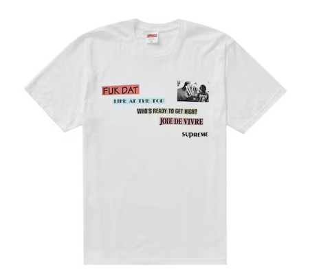 Supreme Joie De Vivre Tee White