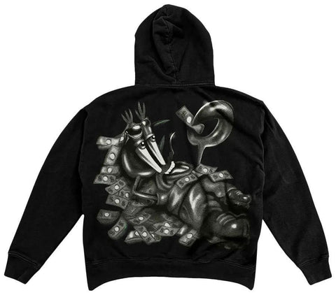Travis Scott Cactus Jack x Spongebob Legal Tender Zip Hoodie Black