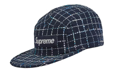 Supreme Boucle Camp Cap Navy