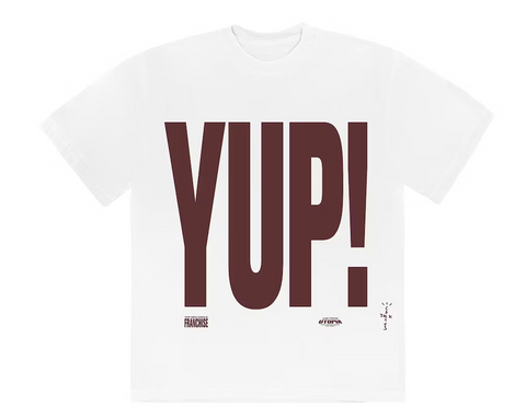 Travis Scott Franchise Promo YUP! T-shirt Men's White