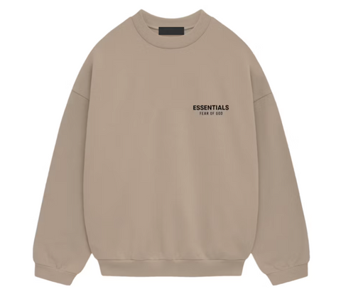 Fear of God Essentials Fleece Crewneck Desert Sand