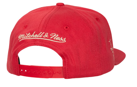 Travis Scott x Mitchell & Ness Oklahoma Sooners Snapback Hat Red