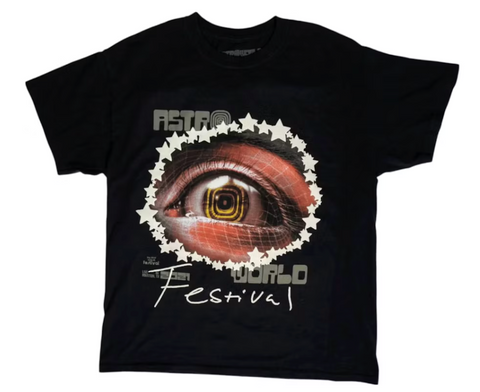 Travis Scott Starry Eyed Tee T-Shirt Black