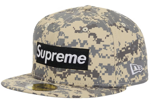 Supreme MLB Teams Box Logo New Era 59Fifty Cap Digital Camo