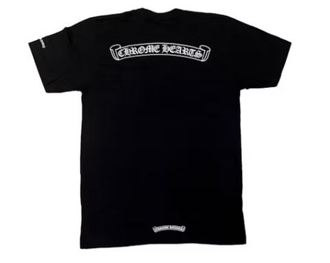 Chrome Hearts Scroll Logo Pocket T-shirt Black