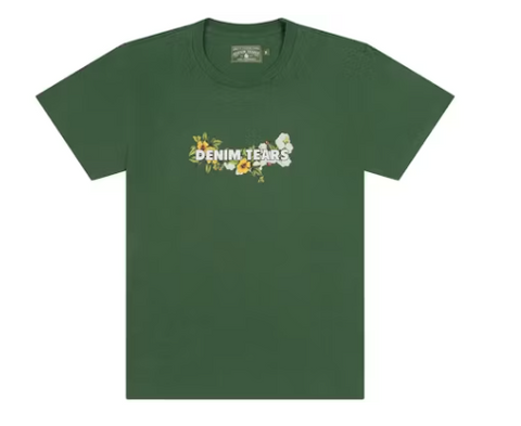 Denim Tears Logo Tee Green