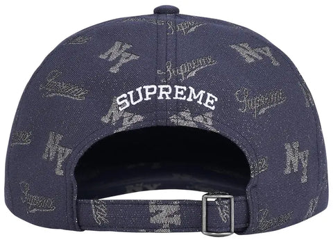 Supreme Monogram 6-Panel Navy