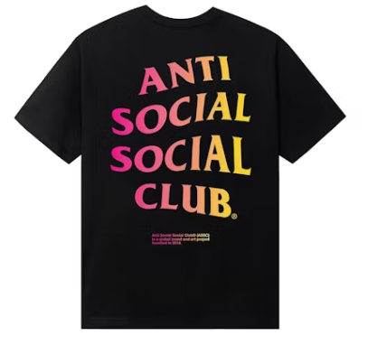 Anti Social Social Club Indoglo Tee Black