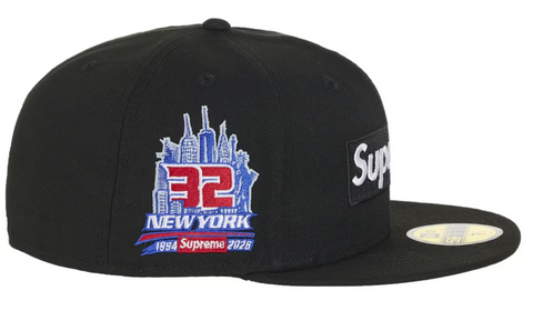 Supreme Shop Box Logo New Era 59Fifty Fitted Hat Black