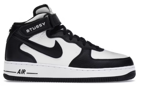 Nike Air Force 1 Mid Stussy Black White