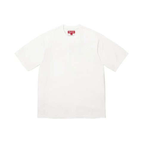 Supreme Rhinestone Script S/S Top White
