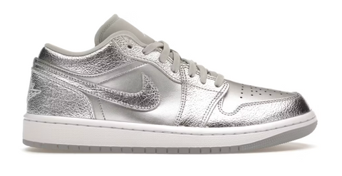 Jordan 1 Low SE Metallic Silver (Women's)