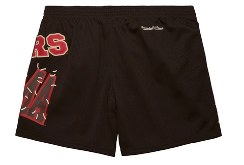 Travis Scott x Mitchell & Ness Oklahoma Sooners Basketball Shorts Brown